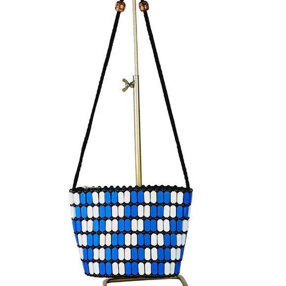 Joa Wooden Octagon and Bead Tile Mini Bags Crossbody Bag - Picture 3 of 8